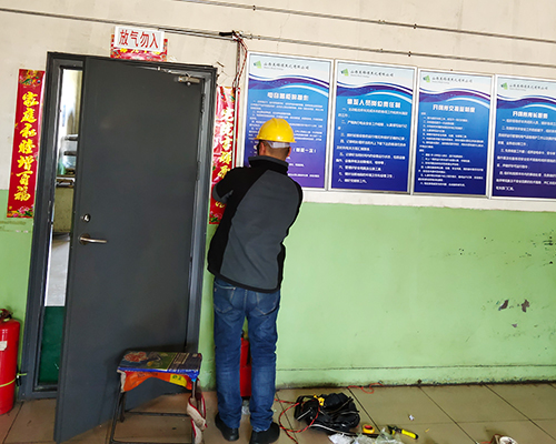 山西美錦能源集團(tuán)配電室安裝報警和柜式七氟丙烷